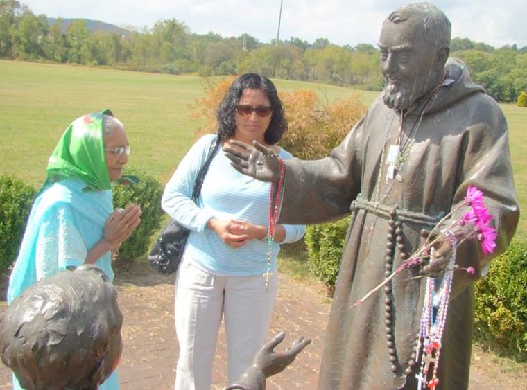 Baa-Ila with Padre Pio